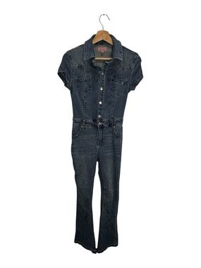 Juicy Couture Denim Jumpsuit XS Bootcut Y2K 2000s Blue Orig $198